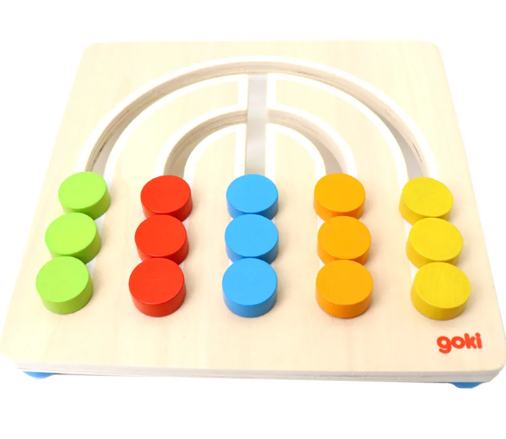 Enfant Tout Pour le Jeu Jeu de logique enfant Arc-en-ciel bois