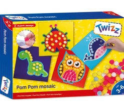 Tout Pour le Jeu Jeu de mosaïques pompons multicolores