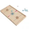 Tout Pour le Jeu Jeu de palets 2 côtés : hockey foot et cible tout en bois