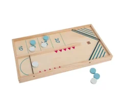 Tout Pour le Jeu Jeu de palets 2 côtés : hockey foot et cible tout en bois