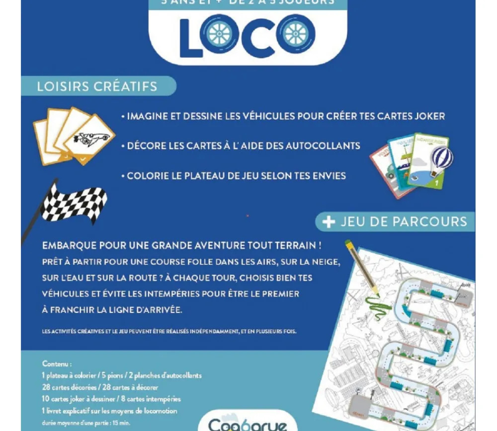 Enfant Tout Pour le Jeu Jeu de plateau LOCO circuit à personnaliser