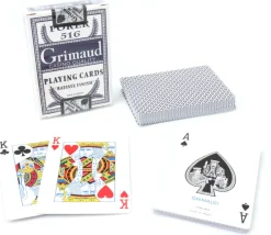 Tout Pour le Jeu Jeu de Poker 516 bleu Grimaud standard - 54 cartes