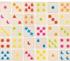 Enfant Tout Pour le Jeu Jeu de société bois : formes, couleurs et nombre