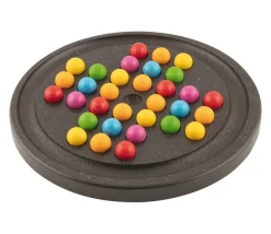 Tout Pour le Jeu Jeu de solitaire en bois coloré 20 cm de diamètre