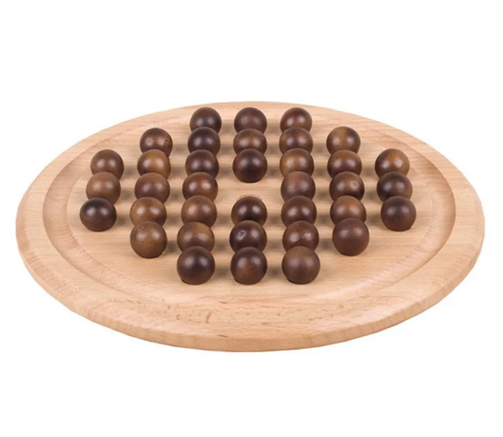 Tout Pour le Jeu Jeu de solitaire en bois 29 cm