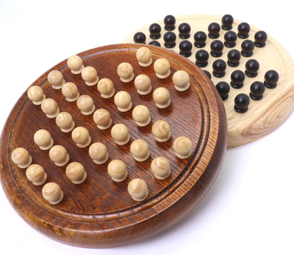 Tout Pour le Jeu Jeu de solitaire en bois 23.5 cm - fabrication française