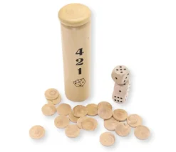 Tout Pour le Jeu Jeu de Yam dans un étui en buis