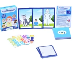 Enfant Tout Pour le Jeu Jeu des 7 familles à personnaliser SUPER FAMILLES