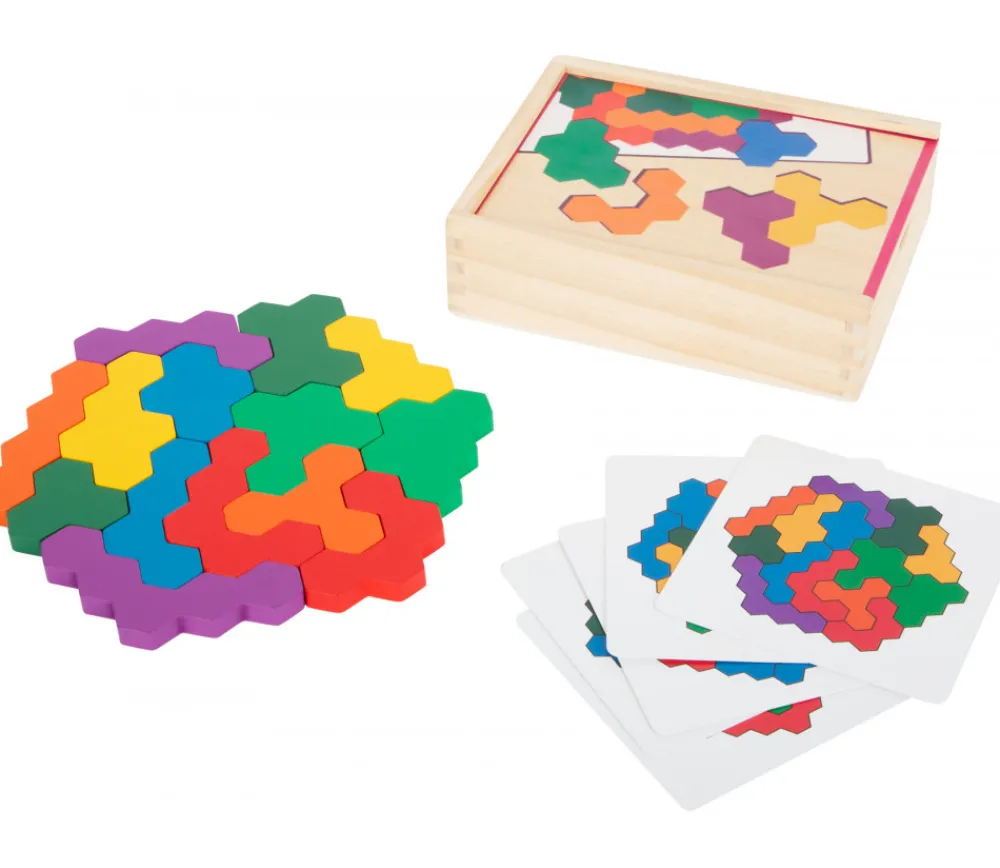 Tout Pour le Jeu Jeu des Hexagones en bois casse-tête Puzzle