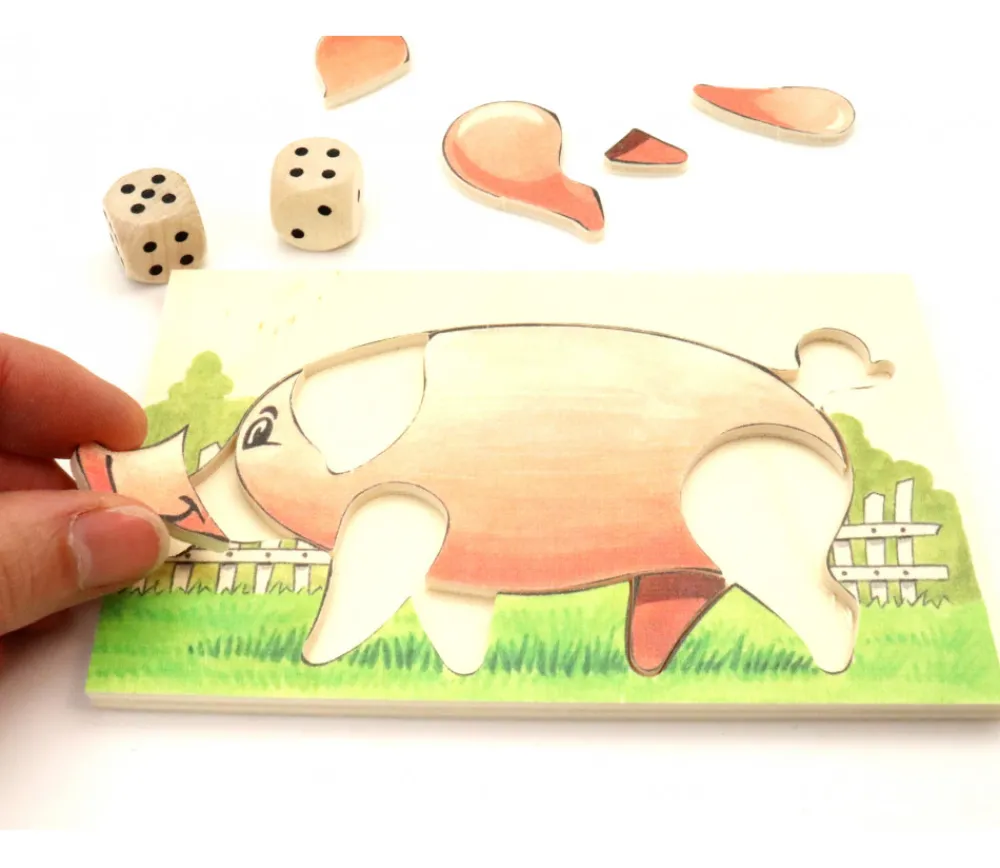 Tout Pour le Jeu Jeu du Cochon - Jeu Français en bois