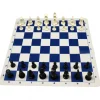 Tout Pour le Jeu Jeu Echec : 32 pions + échiquier taille 5 enroulable belle qualité
