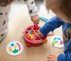 Tout Pour le Jeu Jeu en bois Veggie - Wok motricité fine