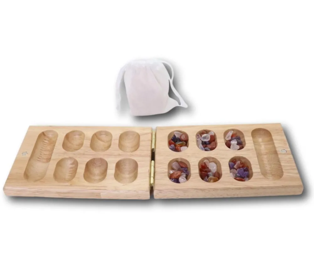 Tout Pour le Jeu Jeu Kalaha - Awalé en bois pliant