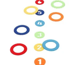 Enfant Tout Pour le Jeu Jeu Lancer d'anneaux + marelle - 2 en 1