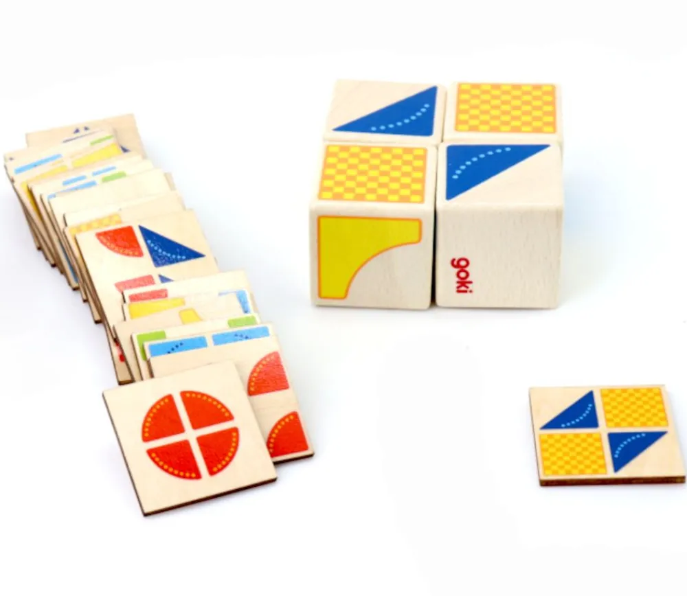 Tout Pour le Jeu Jeu logique en bois Kubus 4 cubes