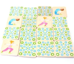 Tout Pour le Jeu Jeu mémo en bois - la gymnastique