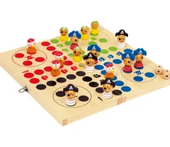 Tout Pour le Jeu Jeu Petits chevaux - ludo pirate en bois