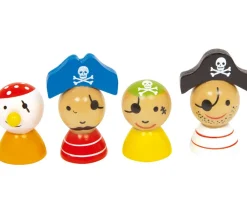 Tout Pour le Jeu Jeu Petits chevaux - ludo pirate en bois
