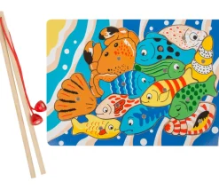 Tout Pour le Jeu Jeu puzzle pêche à la ligne aimantée en bois 13 pièces