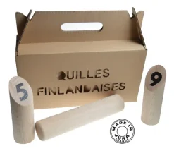 Enfant Tout Pour le Jeu Jeu quilles finlandaises en bois fabriquées en France