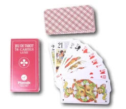 Tout Pour le Jeu Jeu tarot luxe 78 cartes à jouer dos écossais Piatnik