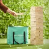 Tout Pour le Jeu Jeu Tour géante équilibre en bois 64 blocs - 74 cm