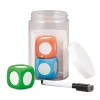 Tout Pour le Jeu Kit 3 Dés effaçables avec feutre - Dés à personnaliser 3.5 cm