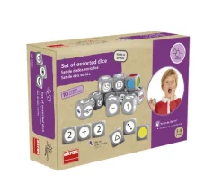 Tout Pour le Jeu Kit 10 grands dés éducatifs 3.5 cm