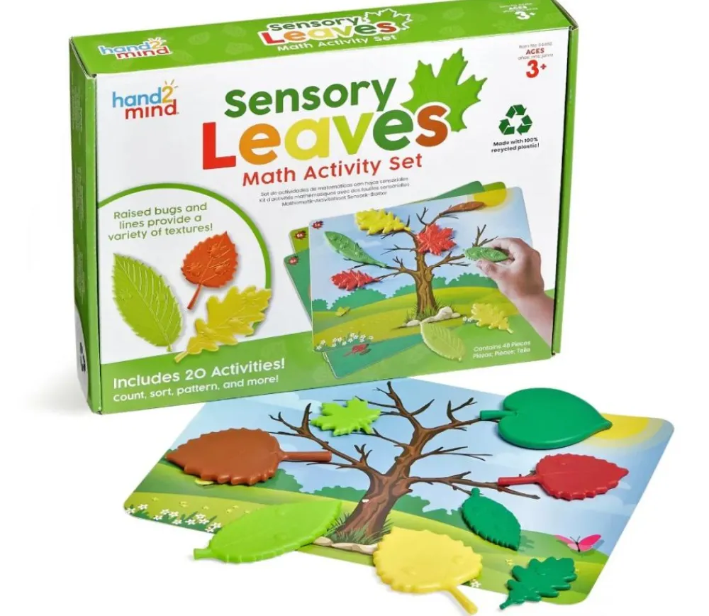 Tout Pour le Jeu Kit activités math feuilles sensorielles (plastique 100% recyclé)