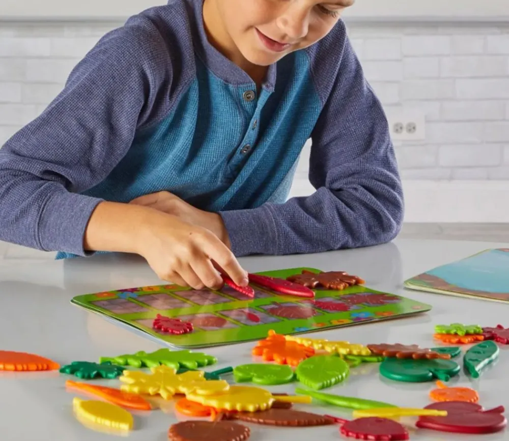 Tout Pour le Jeu Kit activités math feuilles sensorielles (plastique 100% recyclé)