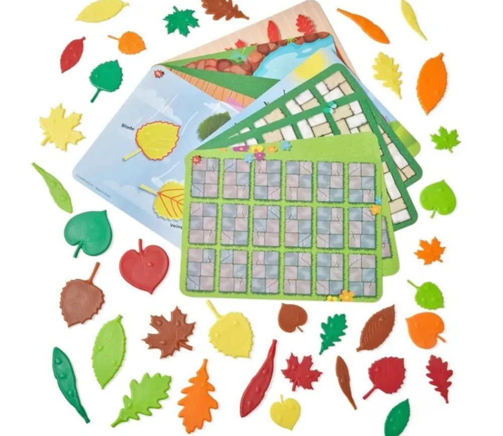 Tout Pour le Jeu Kit activités math feuilles sensorielles (plastique 100% recyclé)