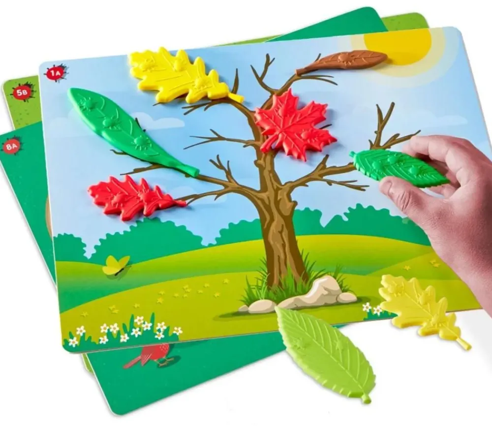 Tout Pour le Jeu Kit activités math feuilles sensorielles (plastique 100% recyclé)