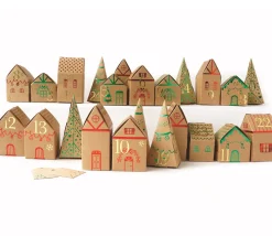 Tout Pour le Jeu Kit Calendrier de l'Avent - Village carton à construire
