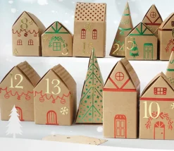 Tout Pour le Jeu Kit Calendrier de l'Avent - Village carton à construire