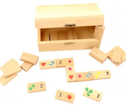 Tout Pour le Jeu Kit coffret petits dominos en bois à personnaliser