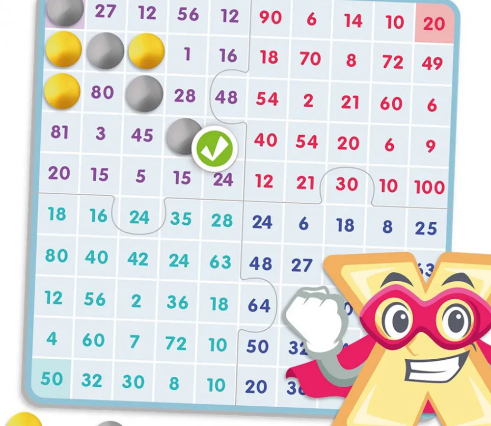 Tout Pour le Jeu Kit éducatif : apprendre et comprendre les tables de multiplications