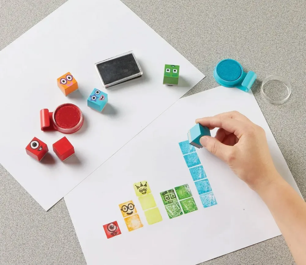 Tout Pour le Jeu Kit Tampons Numberblocks