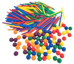 Tout Pour le Jeu Kit tiges et boules : 330 pièces géométrie en 3 dimensions