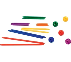 Tout Pour le Jeu Kit tiges et boules : 330 pièces géométrie en 3 dimensions