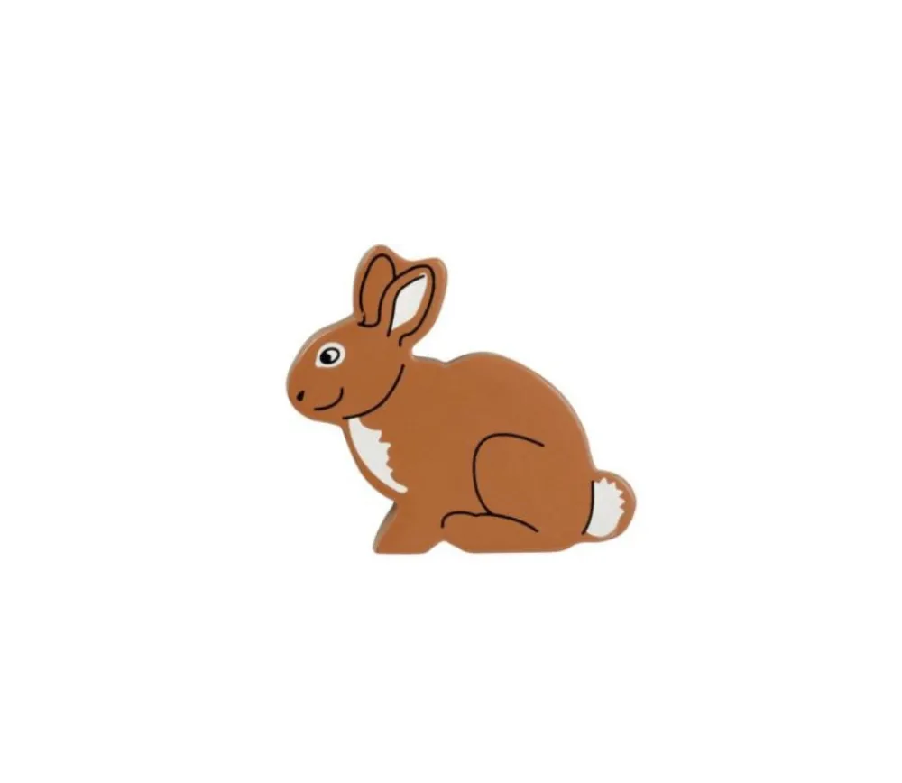 Tout Pour le Jeu Lapin en bois 6 x 7 x 2.3 cm