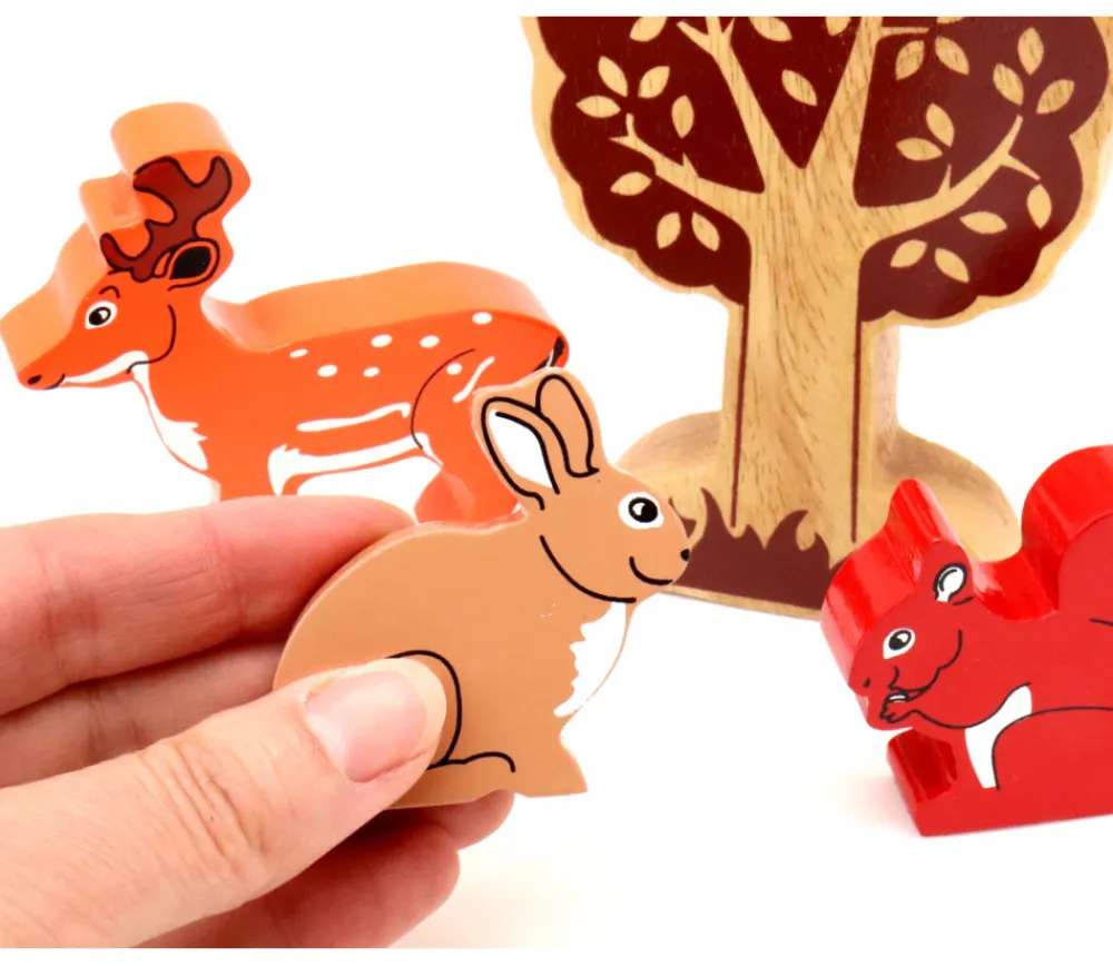 Tout Pour le Jeu Lapin en bois 6 x 7 x 2.3 cm