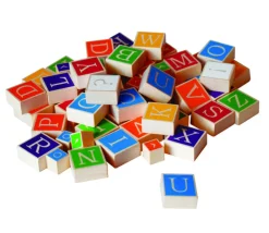 Tout Pour le Jeu Lettres en bois - alphabet - 60 pièces