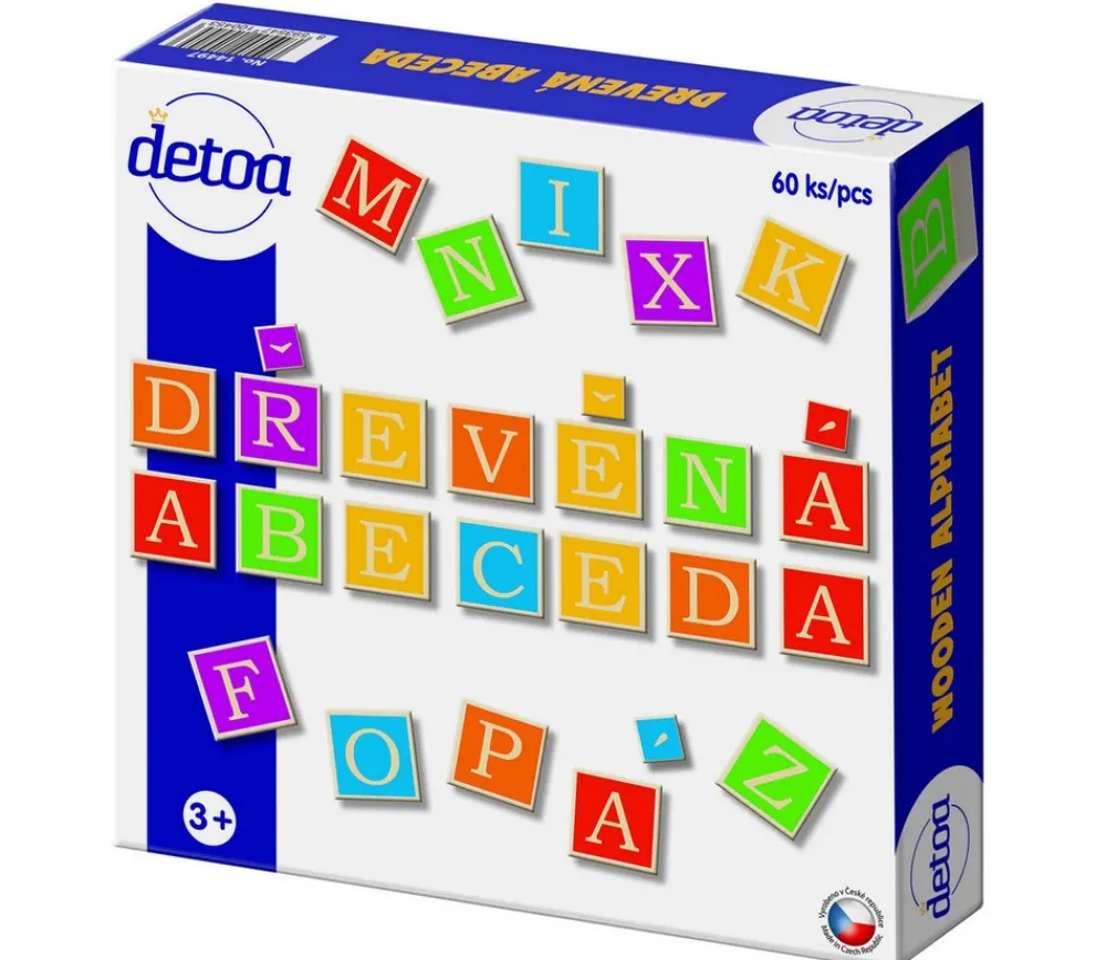 Tout Pour le Jeu Lettres en bois - alphabet - 60 pièces