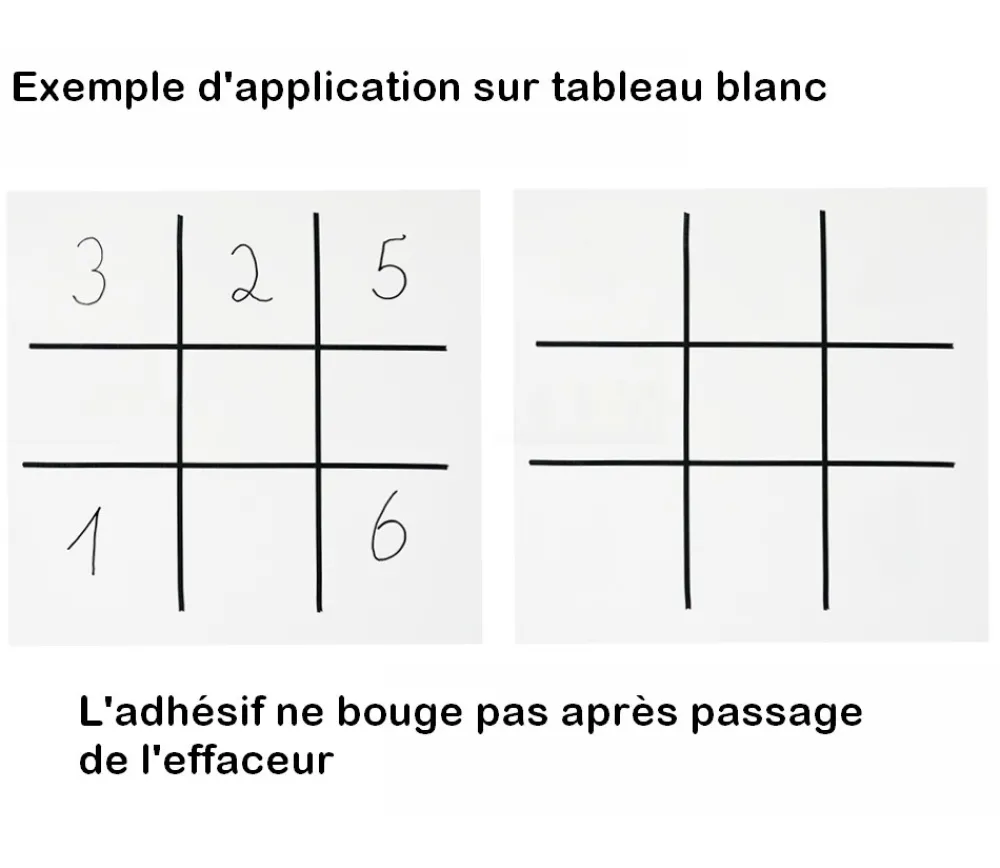 Tout Pour le Jeu Lignes noires autocollantes 3 mm de large sur 15 mètres