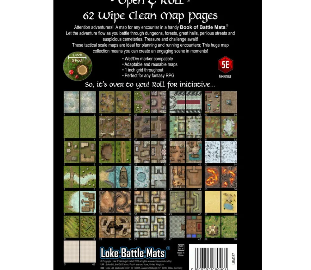 Tout Pour le Jeu Livre A3 Battle Mats plateaux de jeu Giant Book new modèle