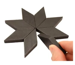 Tout Pour le Jeu Losange en bois 60 x 25 x 8 mm noir pour jeu achat en ligne