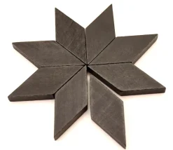 Tout Pour le Jeu Losange en bois 60 x 25 x 8 mm noir pour jeu achat en ligne