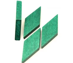 Tout Pour le Jeu Losange en bois 60 x 25 x 8 mm VERT vintage