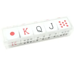 Tout Pour le Jeu Lot 5 dés poker américain 16 mm