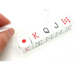 Tout Pour le Jeu Lot 5 dés poker américain 16 mm